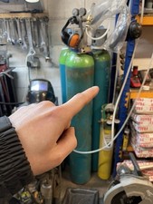 Welding Gas Bottle Large Empty
