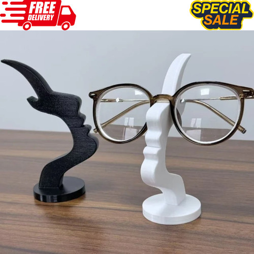 Eyeglass holder stand face - eyeglass,