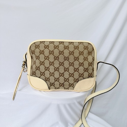 Gucci bree cream leather - gg,
