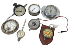 JOB LOT VOLT/AMP METERS AND VARIOUS OTHER GAUGES, SOME VINTAGE Batty etc