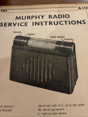 A100 radio murphy service - a100,