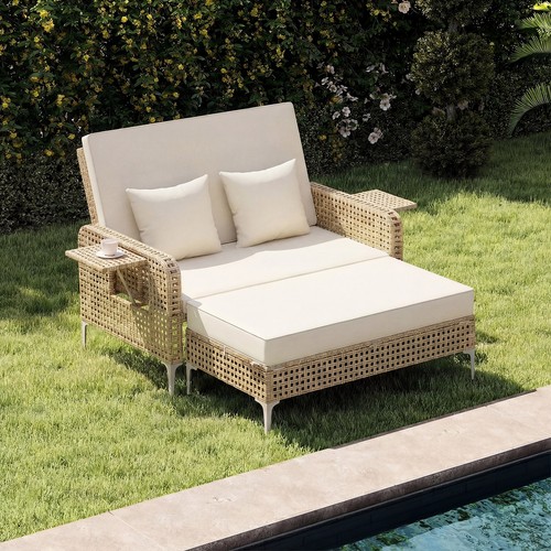 Pcs rattan patio daybed - pcs,