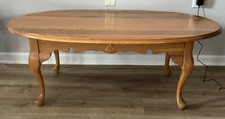 Oval Oak Mid Century Coffee
