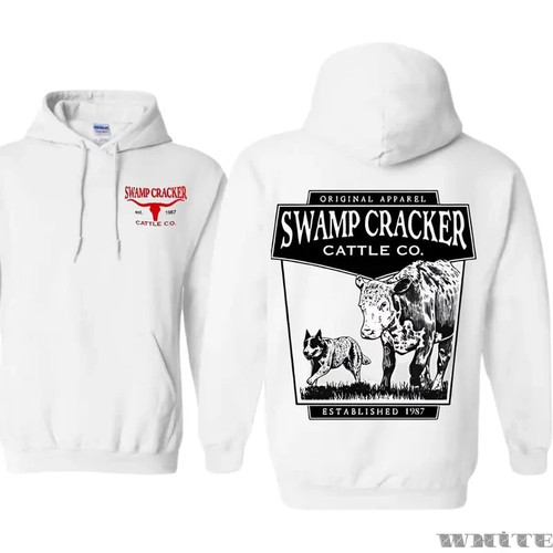 Western ranch hoodie swamp - ranch,