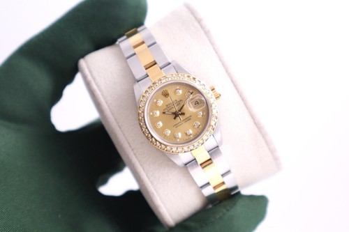 Rolex datejust 69163 diamond - rolex,