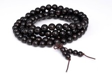 8mm 108 pcs black - black, ebony