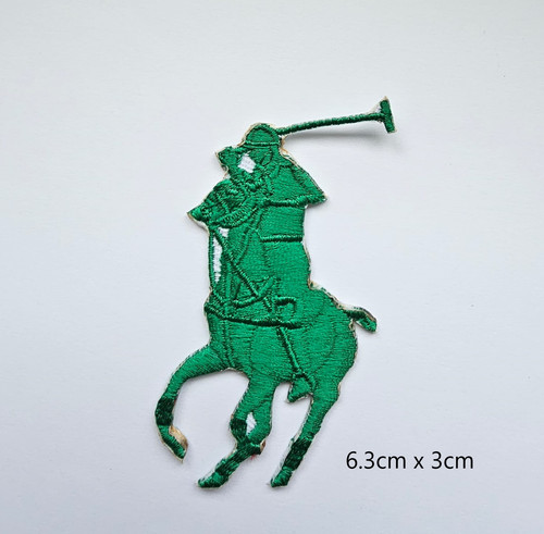 New polo green embroidered - new,