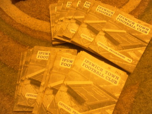 Ipswich town home programmes - town,