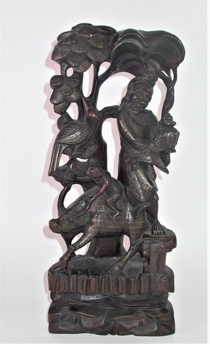 Large wooden figure - -wise, man