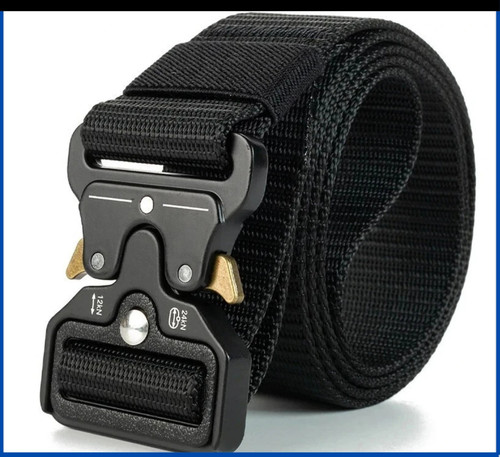 Quick release work belt - release,
