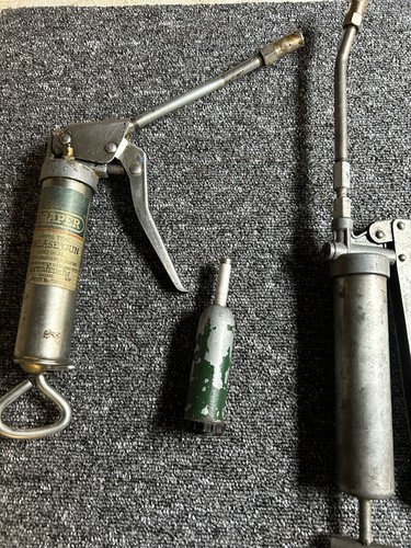 Old grease guns - grease,