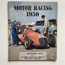 Motor Racing 1950, Raymond Mays, Stirling Moss, Dennis May, P Clark, B Gerard