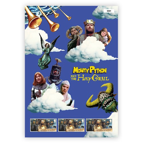 Monty python stamps - fan, sheet