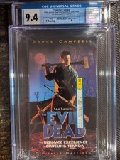 The Evil Dead VHS CGC Graded 9.4 A+