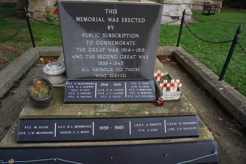 Photo 6x4 ww1 war memorial - war,
