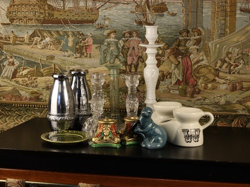 Vintage job lot candlestick - vintage,