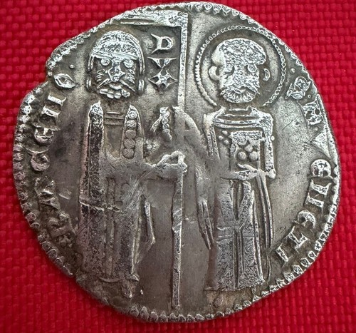 Medieval silver coin - medieval, venetian