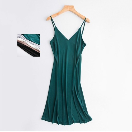 Women silk slip dress - silk,