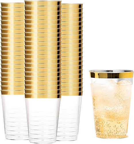 100 pack 12oz gold - 100,