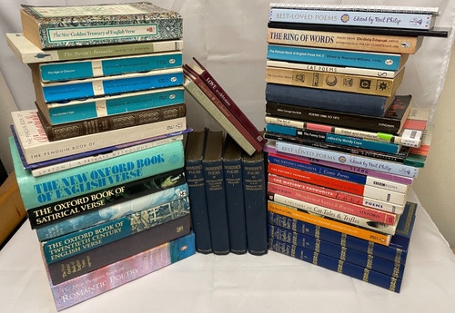 Mixed selection poetry books - mixed,