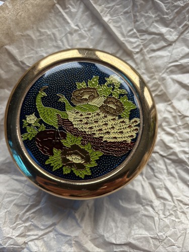 Cloisonné lidded dish with - cloisonné,
