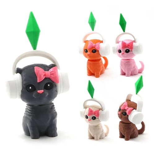 Plumbob dancing cat - dancing,