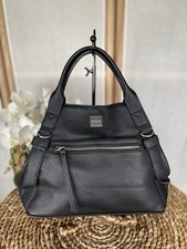 Principles Debenhams black faux leather bag handbag