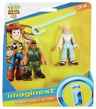 Imaginext Disney Pixar Toy Story 4 - BO PEEP & COMBAT CARL Figure Set 2-Pack