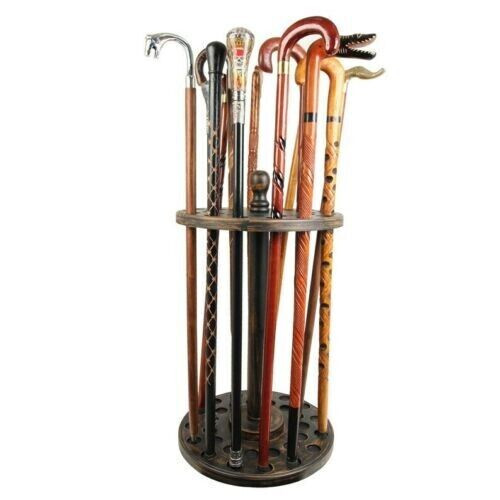 Handmade wooden carved cane - wooden,