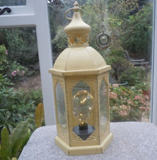 Moroccan Style Glass Battery Powered Large Lantern Shabby Chic Home Decor