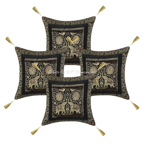 Brocade jacquard cushion - cushion, cover