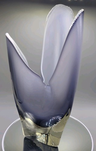Vintage art glass handkerchief - vintage,