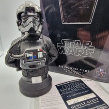 TIE Fighter Pilot Gentle Giant Star Wars Mini Bust LE x4200 Figurine COA DAMAGE