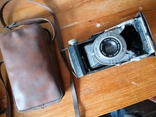 Kodak 1930’s Folding Camera Art Deco Model Six-20 w/ Original Case Working 