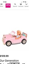 Our Generation Retro Pink Car For 18” Dolls RRP£109.99