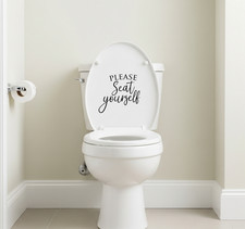 Please seat yourself toilet - seat,