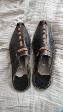 NEW Real Moroccan Handmade Leather Shoes Moccasins Brown  Black Import