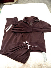 Brown aubergine pink Adidas