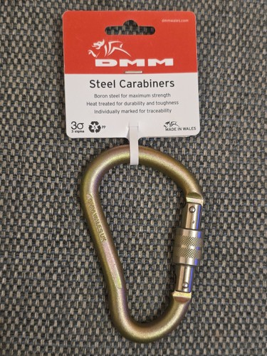 Brand new dmm steel - brand, carabiner