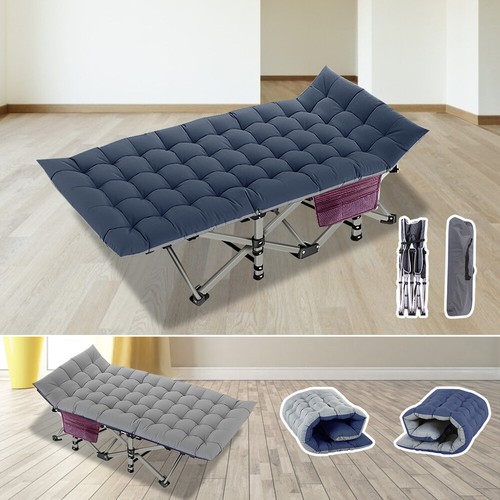 Folding camping cot w - folding,