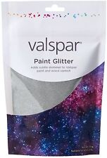 VALSPAR & HEMWAY Paint Glitter SILVER Shimmer Wall Covering Sparkle Home Decor