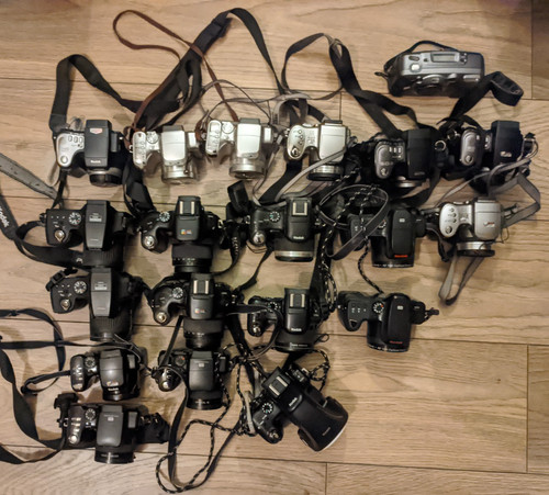 Kodak cameras all working - kodak, cameras,
