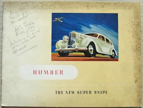Humber super snipe saloon - super,