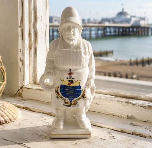 Vintage worthing fisherman - vintage,
