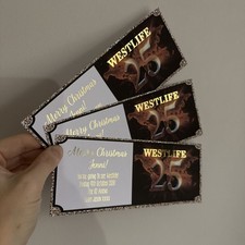 Westlife 25 tour Mock Ticket