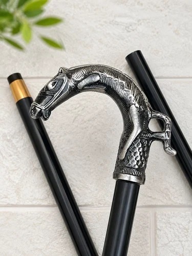 Vintage black horse head - vintage,