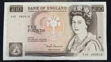 Old ten pound note - £10,