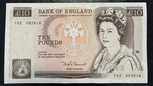 Old ten pound - ten, note