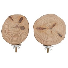 2 Pcs Pet Birds Stand Board Pine Wood Birds Standing Gangplank Supplies