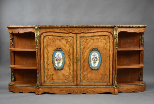 Victorian walnut credenza - walnut,